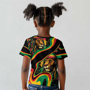 Proud Afro-Jamaicans Rasta Lion Kid T shirt Reggae My Soul