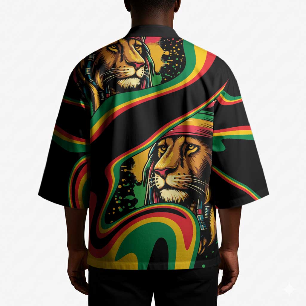 Proud Afro-Jamaicans Rasta Lion Kimono Reggae My Soul