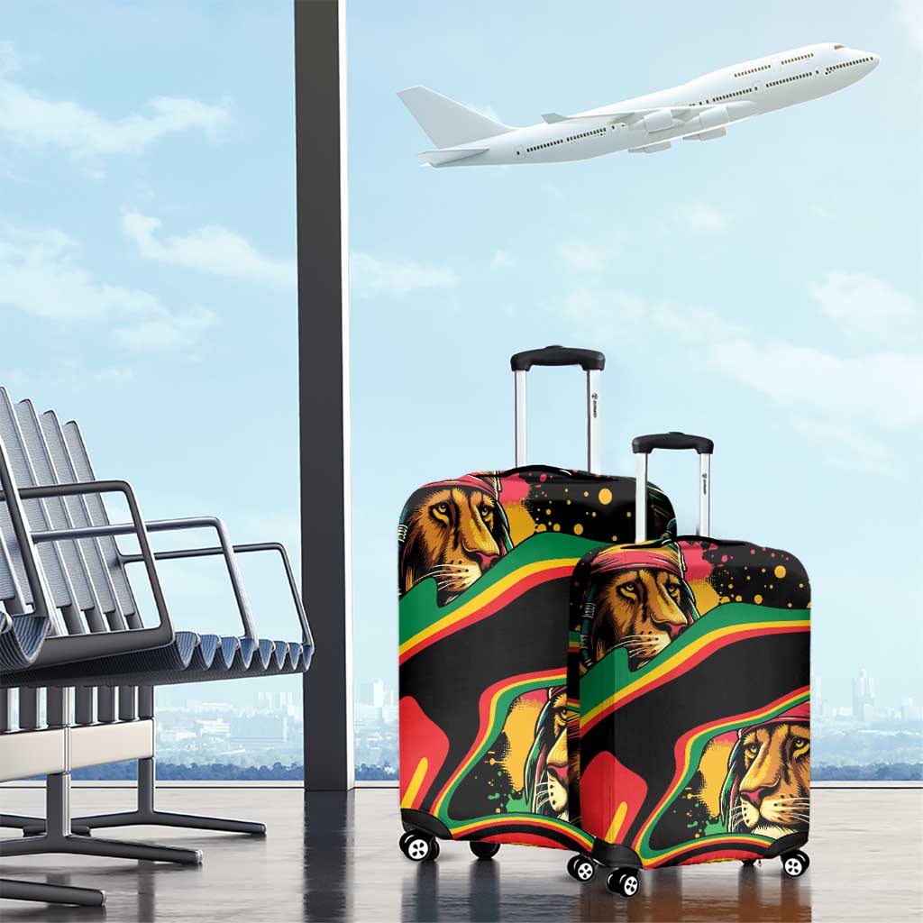 Proud Afro-Jamaicans Rasta Lion Luggage Cover Reggae My Soul