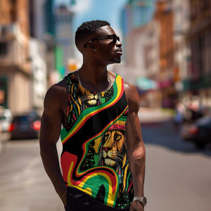 Proud Afro-Jamaicans Rasta Lion Men Tank Top Reggae My Soul