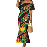 Proud Afro-Jamaicans Rasta Lion Mermaid Dress Reggae My Soul