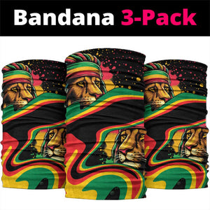 Proud Afro-Jamaicans Rasta Lion Neck Gaiter Reggae My Soul LT9