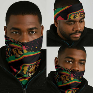Proud Afro-Jamaicans Rasta Lion Neck Gaiter Reggae My Soul LT9