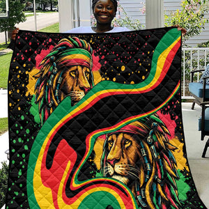 Proud Afro-Jamaicans Rasta Lion Quilt Reggae My Soul