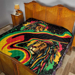 Proud Afro-Jamaicans Rasta Lion Quilt Reggae My Soul