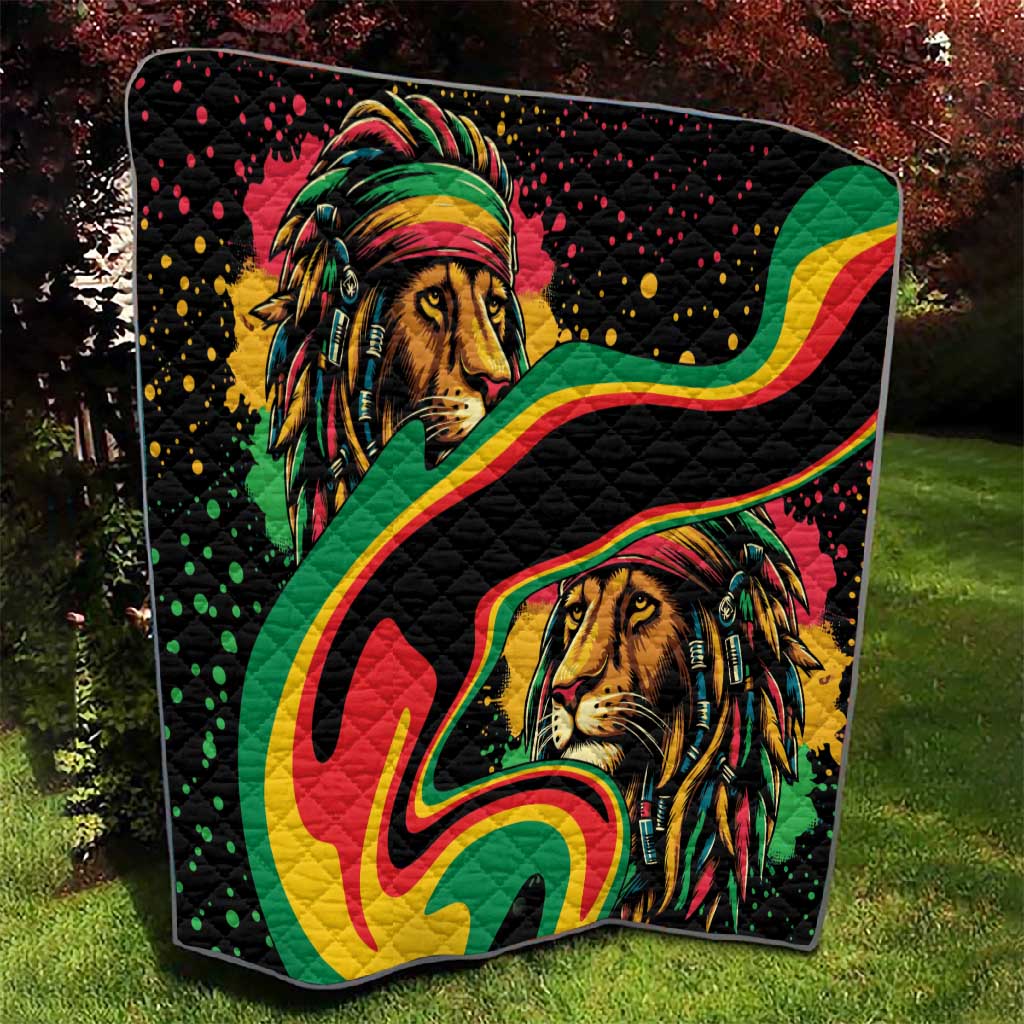 Proud Afro-Jamaicans Rasta Lion Quilt Reggae My Soul