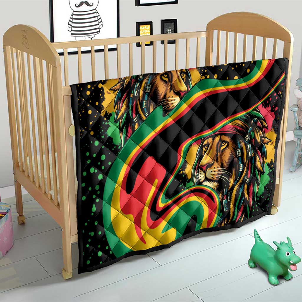Proud Afro-Jamaicans Rasta Lion Quilt Reggae My Soul
