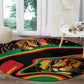 Proud Afro-Jamaicans Rasta Lion Round Carpet Reggae My Soul