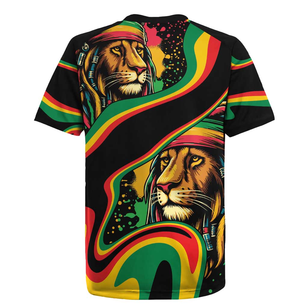 Proud Afro-Jamaicans Rasta Lion Rugby Jersey Reggae My Soul