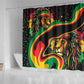 Proud Afro-Jamaicans Rasta Lion Shower Curtain Reggae My Soul