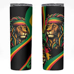 Proud Afro-Jamaicans Rasta Lion Skinny Tumbler Reggae My Soul