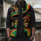 Proud Afro-Jamaicans Rasta Lion Sleeveless Puffer Jacket Reggae My Soul
