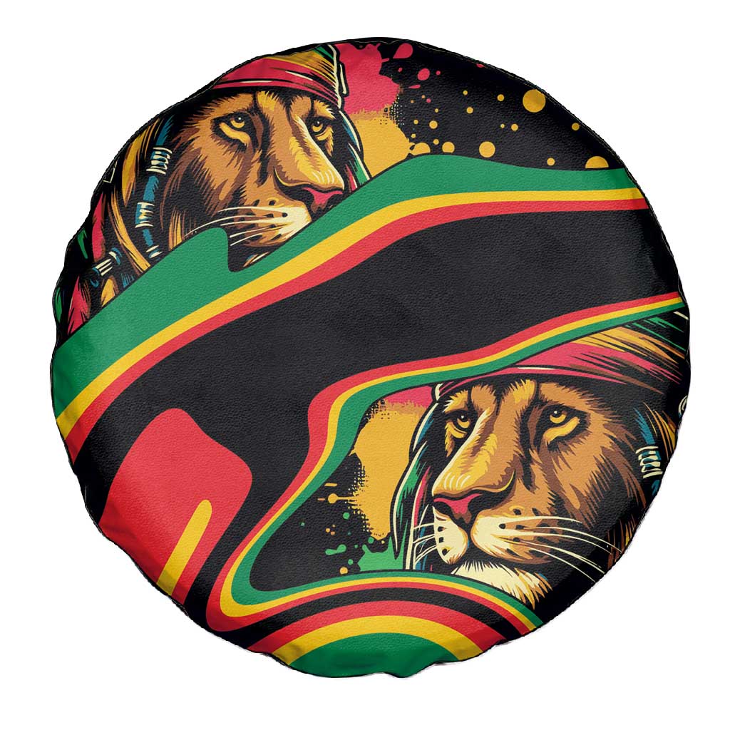 Proud Afro-Jamaicans Rasta Lion Spare Tire Cover Reggae My Soul