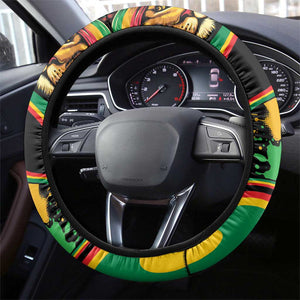 Proud Afro-Jamaicans Rasta Lion Steering Wheel Cover Reggae My Soul