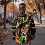 Proud Afro-Jamaicans Rasta Lion Sweatshirt Reggae My Soul