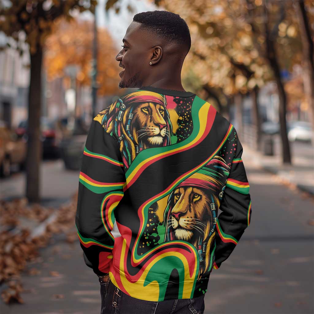 Proud Afro-Jamaicans Rasta Lion Sweatshirt Reggae My Soul