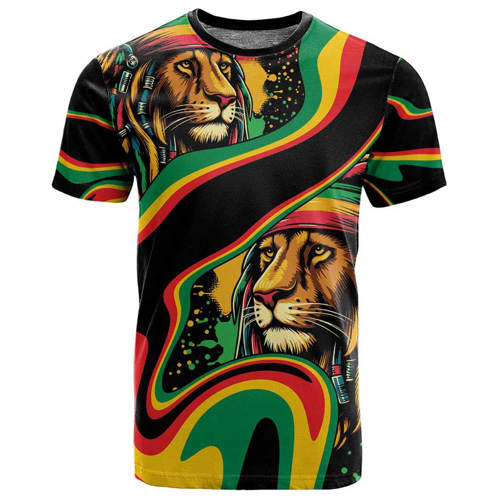 Proud Afro-Jamaicans Rasta Lion T shirt Reggae My Soul