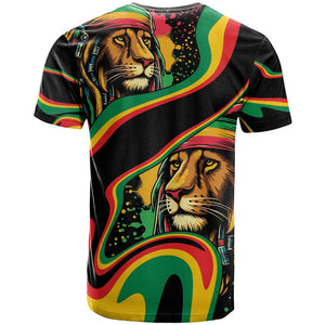 Proud Afro-Jamaicans Rasta Lion T shirt Reggae My Soul