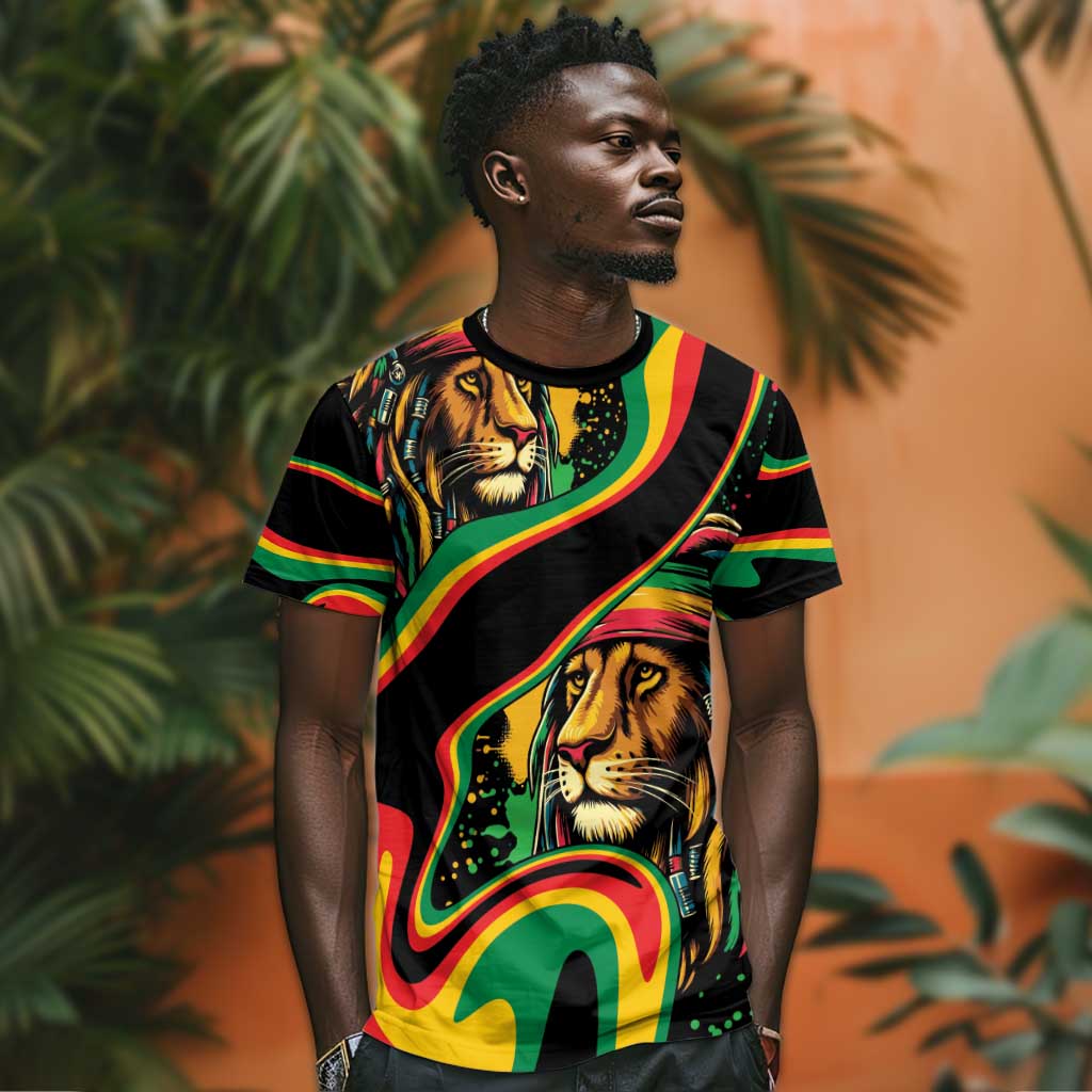 Proud Afro-Jamaicans Rasta Lion T shirt Reggae My Soul