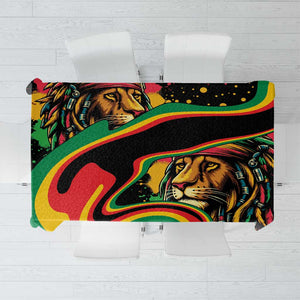 Proud Afro-Jamaicans Rasta Lion Tablecloth Reggae My Soul