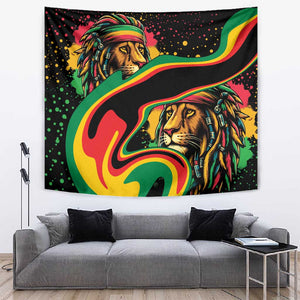Proud Afro-Jamaicans Rasta Lion Tapestry Reggae My Soul