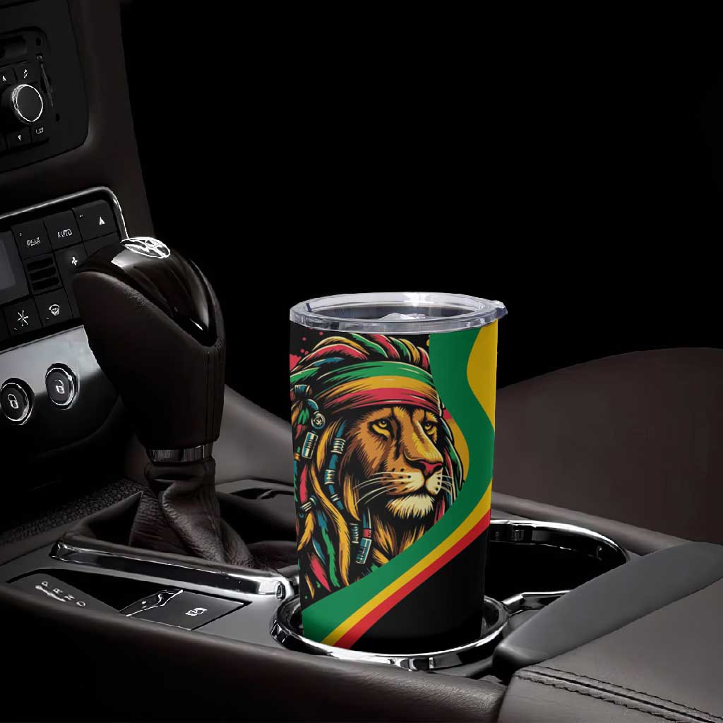 Proud Afro-Jamaicans Rasta Lion Tumbler Cup Reggae My Soul