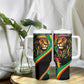 Proud Afro-Jamaicans Rasta Lion Tumbler With Handle Reggae My Soul
