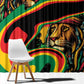 Proud Afro-Jamaicans Rasta Lion Window Curtain Reggae My Soul
