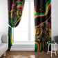 Proud Afro-Jamaicans Rasta Lion Window Curtain Reggae My Soul