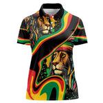 Proud Afro-Jamaicans Rasta Lion Women Polo Shirt Reggae My Soul