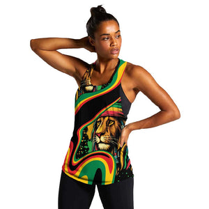 Proud Afro-Jamaicans Rasta Lion Women Racerback Tank Reggae My Soul