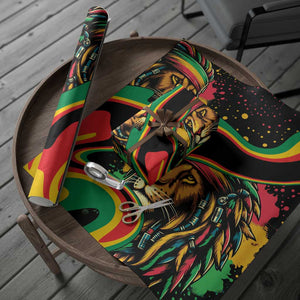 Proud Jamaica Rasta Lion Wrapping Paper Reggae My Soul - African Pride