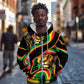Proud Afro-Jamaicans Rasta Lion Zip Hoodie Reggae My Soul
