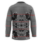 Charcoal Black Hearts Crown Traditional Geometry Hockey Jersey Seanamarena Basotho Blanket Inspired