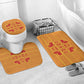 Scarlet Red Hearts Crown Traditional Geometry Bathroom Set Seanamarena Basotho Blanket Inspired