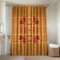 Scarlet Red Hearts Crown Traditional Geometry Bathroom Set Seanamarena Basotho Blanket Inspired