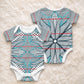 Cobalt Blue Khotso Mojalefa Poone Baby Onesie Basotho Khotso Blanket Inspired