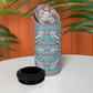 Cobalt Blue Khotso Mojalefa Poone 4 in 1 Can Cooler Tumbler Basotho Khotso Blanket Inspired