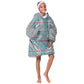 Cobalt Blue Khotso Mojalefa Poone Kid Wearable Blanket Hoodie Basotho Khotso Blanket Inspired