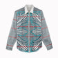 Cobalt Blue Khotso Mojalefa Poone Women Casual Shirt Basotho Khotso Blanket Inspired