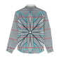 Cobalt Blue Khotso Mojalefa Poone Women Casual Shirt Basotho Khotso Blanket Inspired