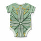 Emerald Green Khotso Mojalefa Poone Baby Onesie Basotho Khotso Blanket Inspired