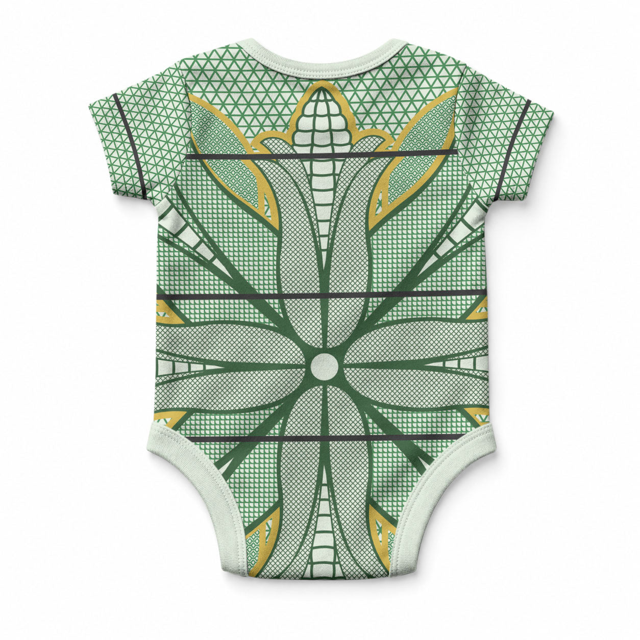 Emerald Green Khotso Mojalefa Poone Baby Onesie Basotho Khotso Blanket Inspired