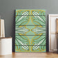 Emerald Green Khotso Mojalefa Poone Canvas Wall Art Basotho Khotso Blanket Inspired