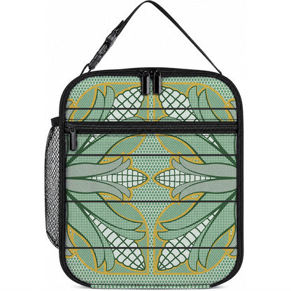 Emerald Green Khotso Mojalefa Poone Lunch Bag Basotho Khotso Blanket Inspired