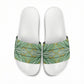 Emerald Green Khotso Mojalefa Poone Slide Sandals Basotho Khotso Blanket Inspired