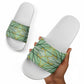 Emerald Green Khotso Mojalefa Poone Slide Sandals Basotho Khotso Blanket Inspired