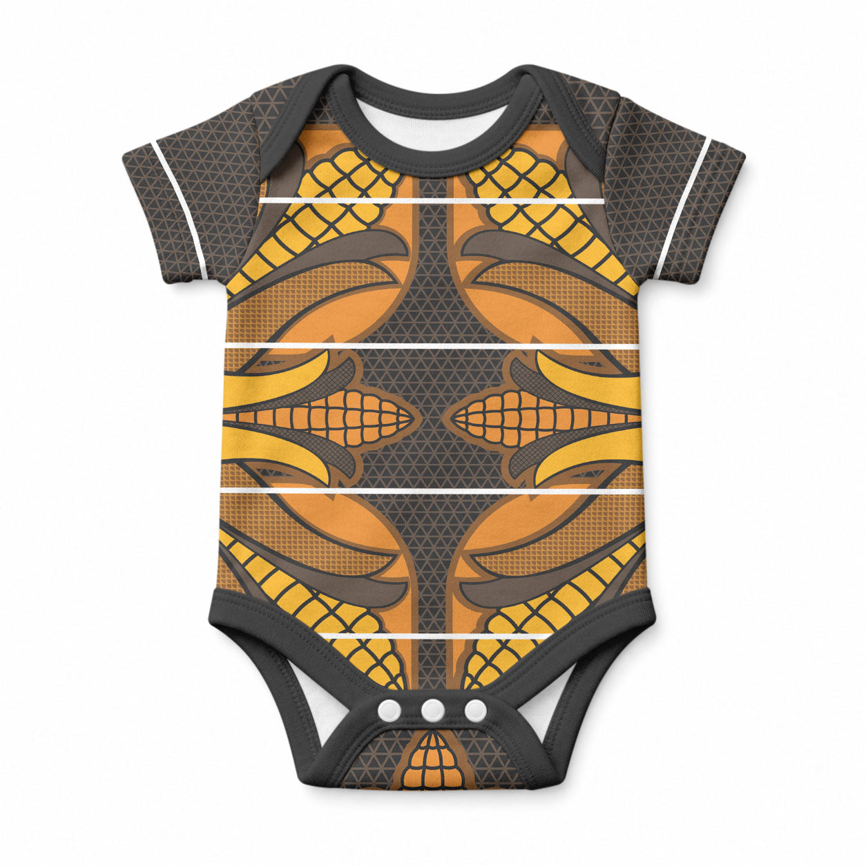 Old Gold Khotso Mojalefa Poone Baby Onesie Basotho Khotso Blanket Inspired