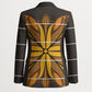 Old Gold Khotso Mojalefa Poone Blazer Basotho Khotso Blanket Inspired