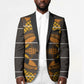Old Gold Khotso Mojalefa Poone Blazer Basotho Khotso Blanket Inspired